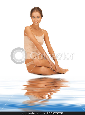 To use this stock image in your creative project, please select the size you need over to the right and click the "Add to Cart" button.
Your downloaded image will come with the Cutcaster watermark removed so don’t worry about the watermark you see on this page. beautiful woman in cotton undrewear stock photo, picture of beautiful woman in cotton undrewear by Syda Productions