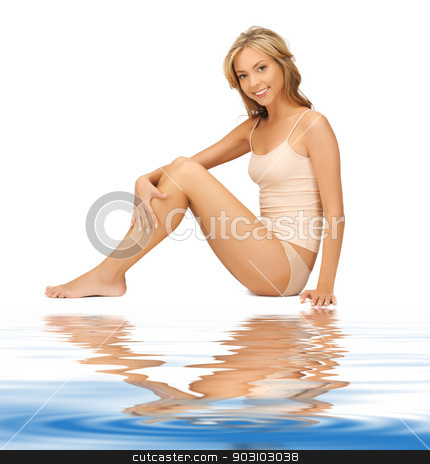 To use this stock image in your creative project, please select the size you need over to the right and click the "Add to Cart" button.
Your downloaded image will come with the Cutcaster watermark removed so don’t worry about the watermark you see on this page. beautiful woman in cotton undrewear stock photo, picture of beautiful woman in cotton undrewear by Syda Productions