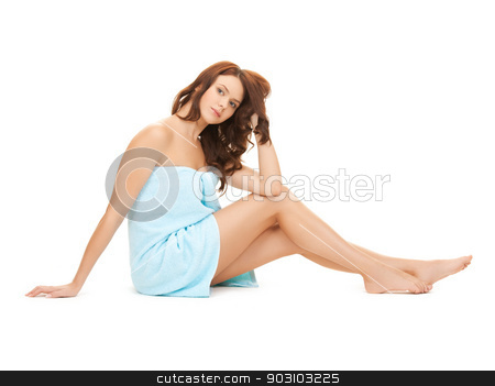 To use this stock image in your creative project, please select the size you need over to the right and click the "Add to Cart" button.
Your downloaded image will come with the Cutcaster watermark removed so don’t worry about the watermark you see on this page. beautiful woman in towel stock photo, bright picture of beautiful woman in towel by Syda Productions