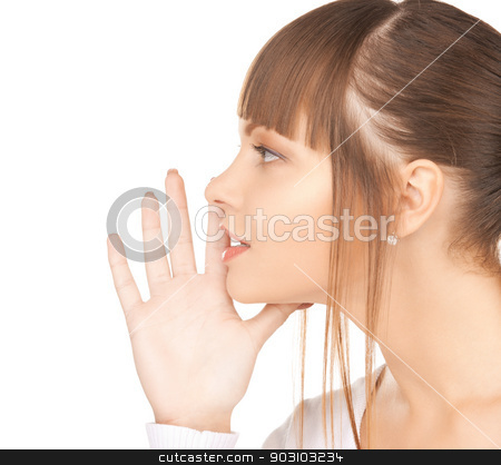 To use this stock image in your creative project, please select the size you need over to the right and click the "Add to Cart" button.
Your downloaded image will come with the Cutcaster watermark removed so don’t worry about the watermark you see on this page. woman whispering gossip stock photo, bright picture of woman whispering gossip by Syda Productions