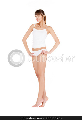 To use this stock image in your creative project, please select the size you need over to the right and click the "Add to Cart" button.
Your downloaded image will come with the Cutcaster watermark removed so don’t worry about the watermark you see on this page. beautiful woman in cotton underwear stock photo, picture of beautiful woman in cotton underwear by Syda Productions