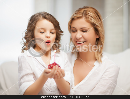To use this stock image in your creative project, please select the size you need over to the right and click the "Add to Cart" button.
Your downloaded image will come with the Cutcaster watermark removed so don’t worry about the watermark you see on this page. mother and daughter stock photo, picture of mother and daughter with cupcake by Syda Productions