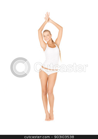 To use this stock image in your creative project, please select the size you need over to the right and click the "Add to Cart" button.
Your downloaded image will come with the Cutcaster watermark removed so don’t worry about the watermark you see on this page. beautiful woman in cotton underwear stock photo, picture of beautiful woman in cotton underwear by Syda Productions