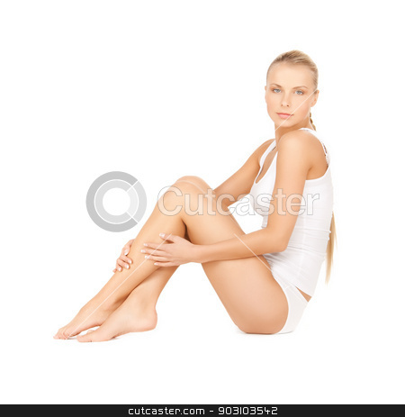 To use this stock image in your creative project, please select the size you need over to the right and click the "Add to Cart" button.
Your downloaded image will come with the Cutcaster watermark removed so don’t worry about the watermark you see on this page. beautiful woman in cotton underwear stock photo, picture of beautiful woman in cotton underwear by Syda Productions