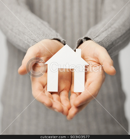 To use this stock image in your creative project, please select the size you need over to the right and click the "Add to Cart" button.
Your downloaded image will come with the Cutcaster watermark removed so don’t worry about the watermark you see on this page. man holding paper house stock photo, bright picture of man holding paper house by Syda Productions