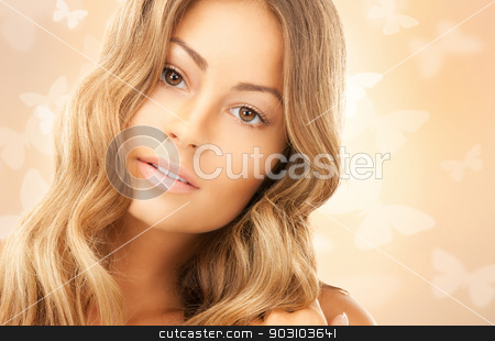To use this stock image in your creative project, please select the size you need over to the right and click the "Add to Cart" button.
Your downloaded image will come with the Cutcaster watermark removed so don’t worry about the watermark you see on this page. beautiful woman with butterflies stock photo, bright picture of beautiful woman with butterflies by Syda Productions
