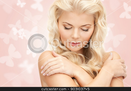 To use this stock image in your creative project, please select the size you need over to the right and click the "Add to Cart" button.
Your downloaded image will come with the Cutcaster watermark removed so don’t worry about the watermark you see on this page. beautiful woman with butterflies stock photo, bright picture of beautiful woman with butterflies by Syda Productions
