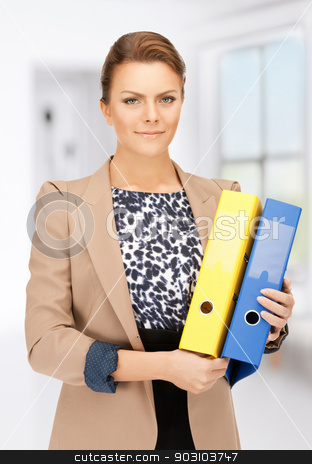To use this stock image in your creative project, please select the size you need over to the right and click the "Add to Cart" button.
Your downloaded image will come with the Cutcaster watermark removed so don’t worry about the watermark you see on this page. beautiful woman with folders stock photo, bright picture of beautiful woman with folders by Syda Productions