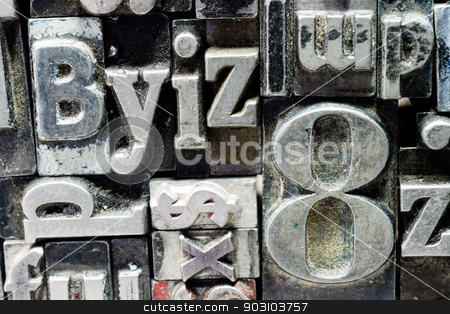 To use this stock image in your creative project, please select the size you need over to the right and click the "Add to Cart" button.
Your downloaded image will come with the Cutcaster watermark removed so don’t worry about the watermark you see on this page. Metal Type Printing Press Typeset Obsolete Typography Text stock photo, Old metal blank printing press typeset all stacked up by Christopher Boswell