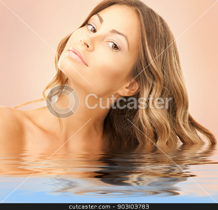 To use this stock image in your creative project, please select the size you need over to the right and click the "Add to Cart" button.
Your downloaded image will come with the Cutcaster watermark removed so don’t worry about the watermark you see on this page. lovely woman stock photo, bright picture of lovely woman over beige by Syda Productions