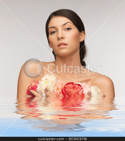 To use this stock image in your creative project, please select the size you need over to the right and click the "Add to Cart" button.
Your downloaded image will come with the Cutcaster watermark removed so don’t worry about the watermark you see on this page. relaxed woman with flowers stock photo, bright picture of relaxed woman with flowers by Syda Productions