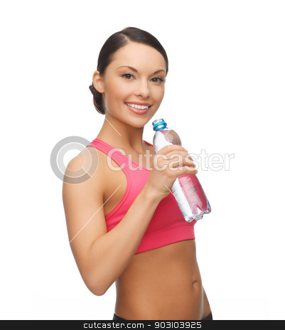 To use this stock image in your creative project, please select the size you need over to the right and click the "Add to Cart" button.
Your downloaded image will come with the Cutcaster watermark removed so don’t worry about the watermark you see on this page. sporty woman drinking water from bottle stock photo, picture of sporty woman drinking water from bottle by Syda Productions