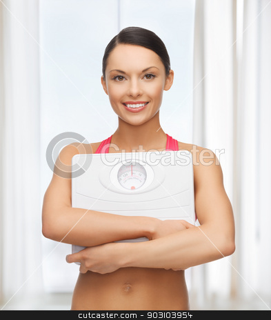 To use this stock image in your creative project, please select the size you need over to the right and click the "Add to Cart" button.
Your downloaded image will come with the Cutcaster watermark removed so don’t worry about the watermark you see on this page. woman with scale stock photo, picture of beautiful sporty woman with scale by Syda Productions