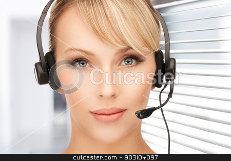 To use this stock image in your creative project, please select the size you need over to the right and click the "Add to Cart" button.
Your downloaded image will come with the Cutcaster watermark removed so don’t worry about the watermark you see on this page. helpline stock photo, bright picture of friendly female helpline operator by Syda Productions