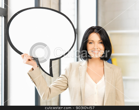 To use this stock image in your creative project, please select the size you need over to the right and click the "Add to Cart" button.
Your downloaded image will come with the Cutcaster watermark removed so don’t worry about the watermark you see on this page. smiling businesswoman with blank text bubble stock photo, picture of smiling businesswoman with blank text bubble by Syda Productions