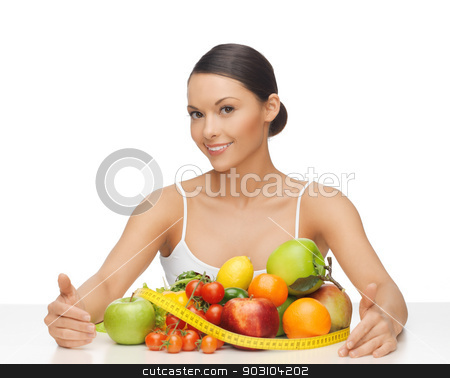 To use this stock image in your creative project, please select the size you need over to the right and click the "Add to Cart" button.
Your downloaded image will come with the Cutcaster watermark removed so don’t worry about the watermark you see on this page. woman with measuring tape and lots of fruits stock photo, healthy woman with measuring tape and lots of fruits by Syda Productions