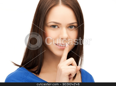 To use this stock image in your creative project, please select the size you need over to the right and click the "Add to Cart" button.
Your downloaded image will come with the Cutcaster watermark removed so don’t worry about the watermark you see on this page. woman with finger on her lips stock photo, picture of mysterious woman with finger on her lips by Syda Productions