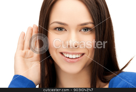 To use this stock image in your creative project, please select the size you need over to the right and click the "Add to Cart" button.
Your downloaded image will come with the Cutcaster watermark removed so don’t worry about the watermark you see on this page. happy woman listening gossip stock photo, bright picture of happy woman listening gossip by Syda Productions