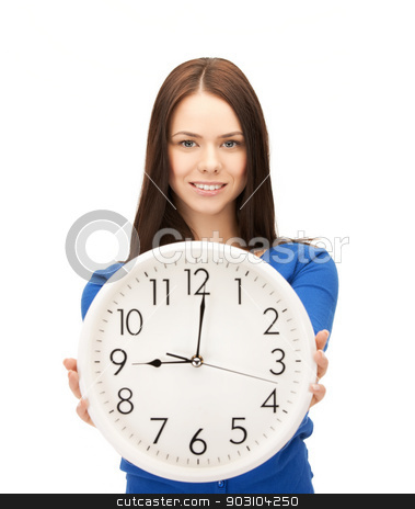 To use this stock image in your creative project, please select the size you need over to the right and click the "Add to Cart" button.
Your downloaded image will come with the Cutcaster watermark removed so don’t worry about the watermark you see on this page. businesswoman with wall clock stock photo, picture of attractive businesswoman with wall clock by Syda Productions