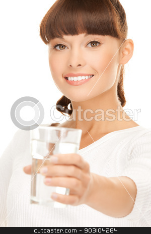 To use this stock image in your creative project, please select the size you need over to the right and click the "Add to Cart" button.
Your downloaded image will come with the Cutcaster watermark removed so don’t worry about the watermark you see on this page. young smiling woman with glass of water stock photo, closeup of young smiling woman offering glass of water by Syda Productions