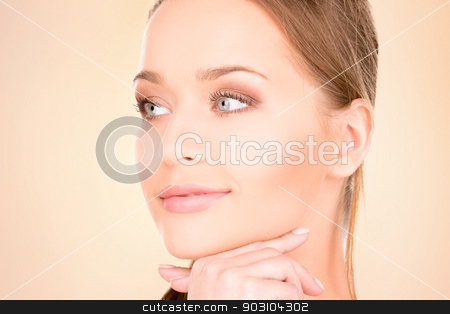 To use this stock image in your creative project, please select the size you need over to the right and click the "Add to Cart" button.
Your downloaded image will come with the Cutcaster watermark removed so don’t worry about the watermark you see on this page. lovely woman stock photo, bright picture of lovely woman by Syda Productions