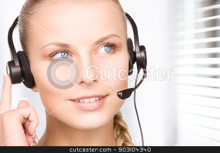 To use this stock image in your creative project, please select the size you need over to the right and click the "Add to Cart" button.
Your downloaded image will come with the Cutcaster watermark removed so don’t worry about the watermark you see on this page. helpline stock photo, bright picture of friendly female helpline operator by Syda Productions