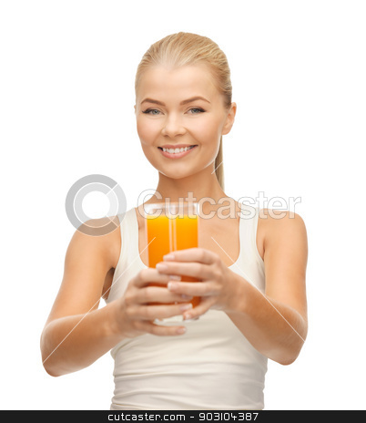To use this stock image in your creative project, please select the size you need over to the right and click the "Add to Cart" button.
Your downloaded image will come with the Cutcaster watermark removed so don’t worry about the watermark you see on this page. woman holding glass of orange juice stock photo, young woman holding glass of orange juice by Syda Productions