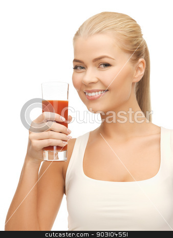 To use this stock image in your creative project, please select the size you need over to the right and click the "Add to Cart" button.
Your downloaded image will come with the Cutcaster watermark removed so don’t worry about the watermark you see on this page. woman holding glass of tomato juice stock photo, young woman holding glass of tomato juice by Syda Productions