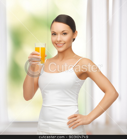 To use this stock image in your creative project, please select the size you need over to the right and click the "Add to Cart" button.
Your downloaded image will come with the Cutcaster watermark removed so don’t worry about the watermark you see on this page. woman holding glass of orange juice stock photo, young woman holding glass of orange juice by Syda Productions