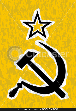 To use this stock image in your creative project, please select the size you need over to the right and click the "Add to Cart" button.
Your downloaded image will come with the Cutcaster watermark removed so don’t worry about the watermark you see on this page. CCCP stock vector clipart, Hammer and Sickle grunge effect set on a yellow background by Kotto