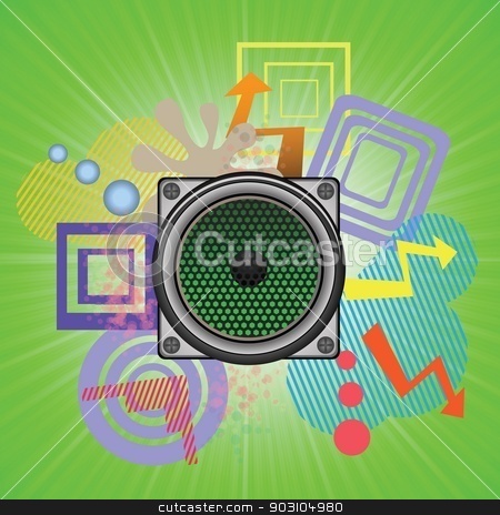 To use this stock image in your creative project, please select the size you need over to the right and click the "Add to Cart" button.
Your downloaded image will come with the Cutcaster watermark removed so don’t worry about the watermark you see on this page. speaker stock vector clipart, colorful illustration with speaker for your design by valeo5