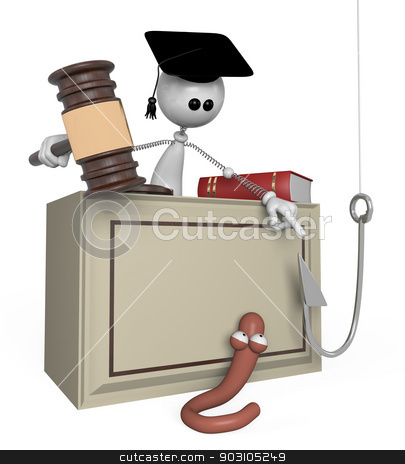 To use this stock image in your creative project, please select the size you need over to the right and click the "Add to Cart" button.
Your downloaded image will come with the Cutcaster watermark removed so don’t worry about the watermark you see on this page. 3d white person judge. stock photo, the little man the judge, judges a mad worm. by karelin721