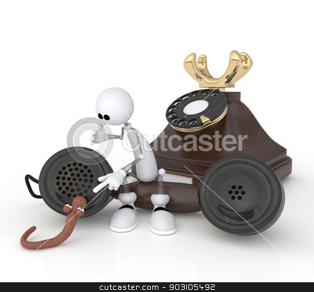 To use this stock image in your creative project, please select the size you need over to the right and click the "Add to Cart" button.
Your downloaded image will come with the Cutcaster watermark removed so don’t worry about the watermark you see on this page. The 3D little man with phone. stock photo, It is pleasant to talk to friends late at night. by karelin721