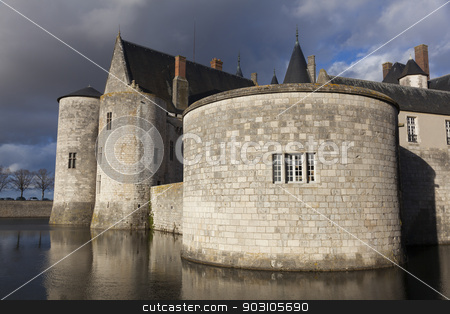 To use this stock image in your creative project, please select the size you need over to the right and click the "Add to Cart" button.
Your downloaded image will come with the Cutcaster watermark removed so don’t worry about the watermark you see on this page. Castle of Sully-Sur-Loire, Loiret, France stock photo, Castle of Sully-Sur-Loire, Loiret, France by B.F.