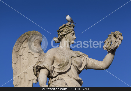 To use this stock image in your creative project, please select the size you need over to the right and click the "Add to Cart" button.
Your downloaded image will come with the Cutcaster watermark removed so don’t worry about the watermark you see on this page. Statue in the castle of Versailles, Yvelines, France stock photo, Statue in the castle of Versailles, Yvelines, France by B.F.