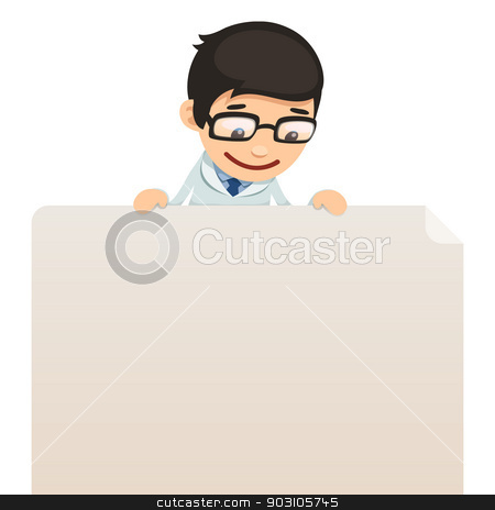 To use this stock image in your creative project, please select the size you need over to the right and click the "Add to Cart" button.
Your downloaded image will come with the Cutcaster watermark removed so don’t worry about the watermark you see on this page. Doctor looking at blank poster on top stock vector clipart, Doctor looking at blank poster on top. In the EPS file, each element is grouped separately. Isolated on white background. by Viachaslau Vaitsenok