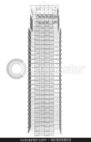 To use this stock image in your creative project, please select the size you need over to the right and click the "Add to Cart" button.
Your downloaded image will come with the Cutcaster watermark removed so don’t worry about the watermark you see on this page. Highly detailed building. Wire-frame render stock photo, Highly detailed building. Isolated wire-frame render on a white background by cherezoff