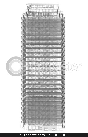 To use this stock image in your creative project, please select the size you need over to the right and click the "Add to Cart" button.
Your downloaded image will come with the Cutcaster watermark removed so don’t worry about the watermark you see on this page. Highly detailed building stock photo, Highly detailed building. Isolated wire-frame render on a white background by cherezoff