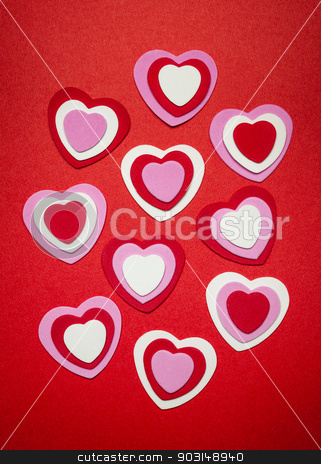 To use this stock image in your creative project, please select the size you need over to the right and click the "Add to Cart" button.
Your downloaded image will come with the Cutcaster watermark removed so don’t worry about the watermark you see on this page. Red and pink Valentines day hearts stock photo, Romantic red pink and white hearts for Valentines day by Elena Elisseeva
