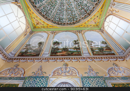 To use this stock image in your creative project, please select the size you need over to the right and click the "Add to Cart" button.
Your downloaded image will come with the Cutcaster watermark removed so don’t worry about the watermark you see on this page. Detail of Harem Ceiling stock photo, Detail of Harem Ceiling from Topkapi Place in Istanbul by Scott Griessel