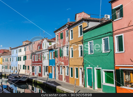 To use this stock image in your creative project, please select the size you need over to the right and click the "Add to Cart" button.
Your downloaded image will come with the Cutcaster watermark removed so don’t worry about the watermark you see on this page. Street of Colors in Burano stock photo, A row of brightly colored homes in Burano, Italy by Darryl Brooks