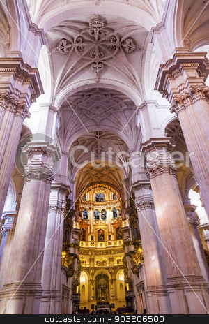 To use this stock image in your creative project, please select the size you need over to the right and click the "Add to Cart" button.
Your downloaded image will come with the Cutcaster watermark removed so don’t worry about the watermark you see on this page. Basilica Stone Columns Stained Glass Baptismal Fount Cathedral A stock photo, Basilica Stone Columns Stained Glass Cathedral Andalusia Granada Spain. Built in the 1500s, housing the tombs of King Ferdinand and Isabella. Dome by Diego de Siloe, 16th Century Stained Glass by Juan del Campo. by William Perry