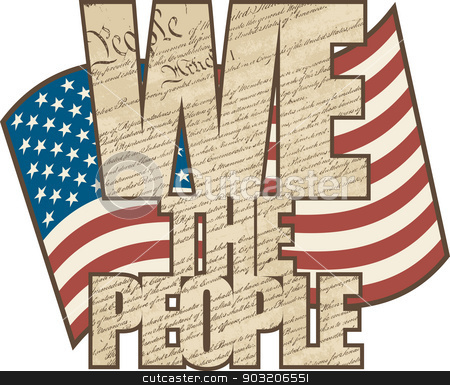 To use this stock image in your creative project, please select the size you need over to the right and click the "Add to Cart" button.
Your downloaded image will come with the Cutcaster watermark removed so don’t worry about the watermark you see on this page. Aged We The People stock vector clipart, Text design filled with the Constitution of the United States with the American Flag in the background in aged colors. by Lisa Fischer