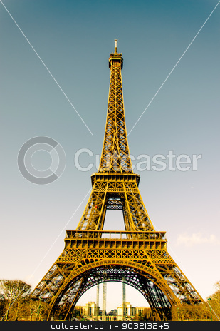 To use this stock image in your creative project, please select the size you need over to the right and click the "Add to Cart" button.
Your downloaded image will come with the Cutcaster watermark removed so don’t worry about the watermark you see on this page. Eiffel Tower in Paris stock photo, Eiffel Tower at day in Paris, France. Vintage Photos by aoo3771