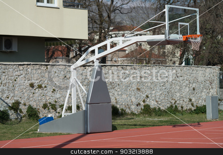 To use this stock image in your creative project, please select the size you need over to the right and click the "Add to Cart" button.
Your downloaded image will come with the Cutcaster watermark removed so don’t worry about the watermark you see on this page. Outdoor Public Basketball Court stock photo, Outdoor Public Basketball Court by Jasminko Ibrakovic