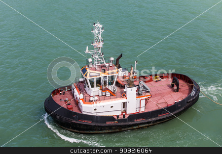 To use this stock image in your creative project, please select the size you need over to the right and click the "Add to Cart" button.
Your downloaded image will come with the Cutcaster watermark removed so don’t worry about the watermark you see on this page. Black and Red Tugboat stock photo, An old tugboat in the deep green water of a Venice canal by Darryl Brooks