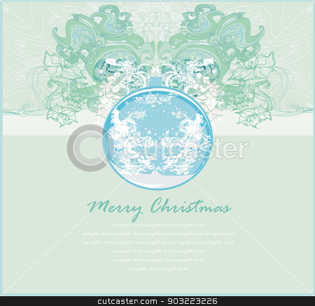 To use this stock image in your creative project, please select the size you need over to the right and click the "Add to Cart" button.
Your downloaded image will come with the Cutcaster watermark removed so don’t worry about the watermark you see on this page. Elegant Christmas background with bauble card stock vector clipart, Elegant Christmas background with bauble card by Jacky Brown