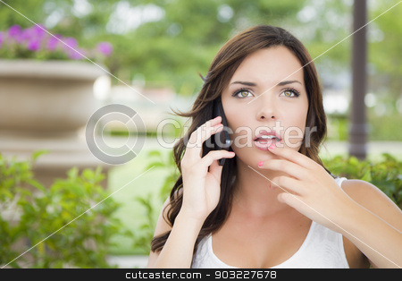 To use this stock image in your creative project, please select the size you need over to the right and click the "Add to Cart" button.
Your downloaded image will come with the Cutcaster watermark removed so don’t worry about the watermark you see on this page. Stunned Young Adult Female Talking on Cell Phone Outdoors stock photo, Shocked Young Adult Female Talking on Cell Phone Outdoors on Bench. by Andy Dean