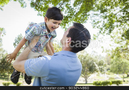 To use this stock image in your creative project, please select the size you need over to the right and click the "Add to Cart" button.
Your downloaded image will come with the Cutcaster watermark removed so don’t worry about the watermark you see on this page. Father and Son Playing Together in the Park stock photo, Mixed Race Father and Son Playing Together in the Park. by Andy Dean