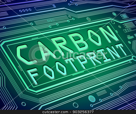 To use this stock image in your creative project, please select the size you need over to the right and click the "Add to Cart" button.
Your downloaded image will come with the Cutcaster watermark removed so don’t worry about the watermark you see on this page. Carbon footprint concept. stock photo, Abstract style illustration depicting printed circuit board components with a carbon footprint concept. by Samantha Craddock
